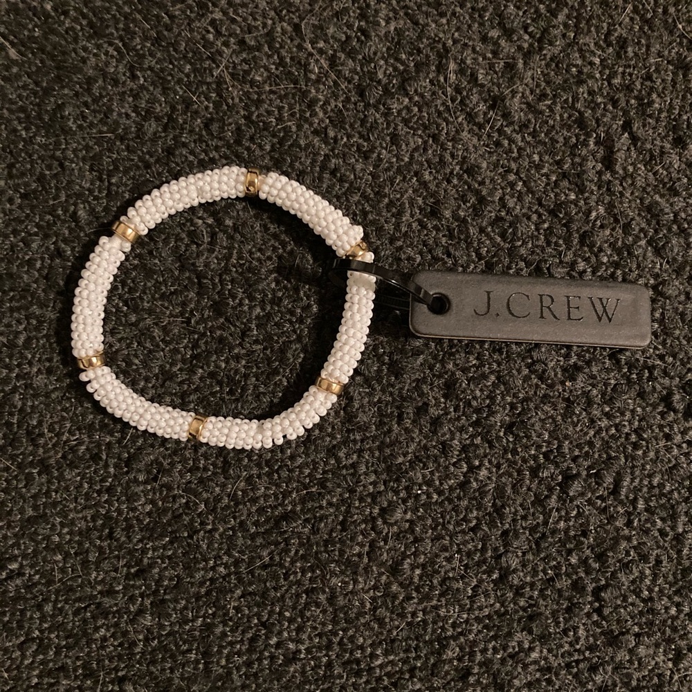 NWT J.Crew Beaded Elastic Bracelet